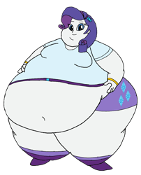 Size: 800x988 | Tagged: safe, artist:johnvi20, derpibooru import, rarity, human, g4, breasts, fat, female, morbidly obese, obese, overweight, raritits, raritubby, simple background, solo, transparent background