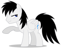 Size: 6041x4898 | Tagged: safe, artist:creedyboy124, derpibooru import, oc, oc only, oc:shane park, pegasus, base used, male, pegasus oc, simple background, sneaky, solo, stallion, stallion oc, transparent background