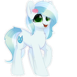 Size: 1200x1200 | Tagged: safe, artist:chaosangeldesu, derpibooru import, oc, oc:ice cream (bronukon), bronukon, dock, female, mascot, simple background, solo, tail, transparent background