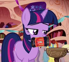 Size: 237x213 | Tagged: safe, derpibooru import, edit, edited screencap, screencap, twilight sparkle, unicorn twilight, pony, unicorn, feral, golden oaks library, lao gan ma, meme