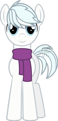 Size: 736x1532 | Tagged: safe, artist:aryannatheartist, derpibooru import, double diamond, earth pony, pony, g4, clothes, looking at you, male, scarf, simple background, solo, stallion, transparent background