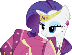 Size: 3899x3000 | Tagged: safe, artist:dashiesparkle, derpibooru import, rarity, pony, g4, suited for success, beautiful, clothes, dress, elegant, gala dress, gown, jewelry, rarity's first gala dress, simple background, solo, tiara, transparent background, vector