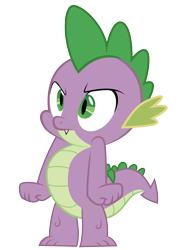 Size: 5000x6667 | Tagged: safe, artist:broneill95, derpibooru import, spike, dragon, g4, the crystal empire, .ai available, absurd resolution, cute, male, simple background, solo, spikabetes, transparent background, vector, wingless spike