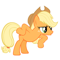 Size: 5000x5000 | Tagged: safe, artist:broneill95, derpibooru import, applejack, earth pony, pony, fall weather friends, g4, absurd resolution, applejack's hat, clothes, cowboy hat, female, hat, mare, simple background, solo, transparent background, vector