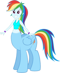 Size: 1195x1451 | Tagged: safe, artist:invisibleink, artist:tylerajohnson352, derpibooru import, rainbow dash, centaur, ponytaur, taur, equestria girls, g4, beautiful, centaurdash, centaurified, cute, hooves, simple background, solo, species swap, tail, transparent background, white sclera, wings