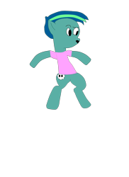 Size: 1700x2338 | Tagged: safe, artist:fimphiliacs, derpibooru import, oc, oc only, oc:synnefo, pegasus, pony, 1000 hours in ms paint, blue mane, femboy, green coat, male, no eyelashes, simple background, solo, transparent background, white sclera