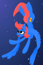 Size: 720x1080 | Tagged: safe, artist:resu, derpibooru import, oc, oc only, pegasus, pony, .svg available, flying, solo, starry sky, stars, svg, vector