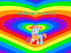 Size: 959x720 | Tagged: artist needed, safe, anonymous artist, artist:roman-santos, derpibooru import, scootaloo, windy whistles, pegasus, pony, fanfic:a surprise visit, g4, ^^, clothes, cute, daaaaaaaaaaaw, duo, duo female, eyes closed, eyestrain warning, fanfic art, female, filly, foal, heart, heart background, hug, jacket, mare, mother and child, mother and daughter, parent and child, poster, rainbow background, rainbow heart background, scootadoption, scootalove, smiling, story in the source, story included, sweet dreams fuel, wholesome, windybetes