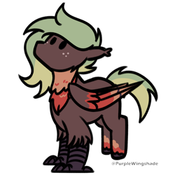 Size: 3000x3000 | Tagged: safe, artist:purple wingshade, derpibooru import, part of a set, oc, oc only, oc:terracotta, hippogriff, pony, simple background, solo, transparent background