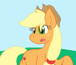 Size: 887x767 | Tagged: safe, artist:cmara, derpibooru import, applejack, earth pony, g4, female, solo