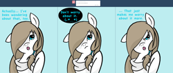 Size: 3844x1635 | Tagged: safe, artist:mayiamaru, derpibooru import, oc, oc only, oc:mayia, pegasus, pony, ask mayia, female, mare, one ear down, solo