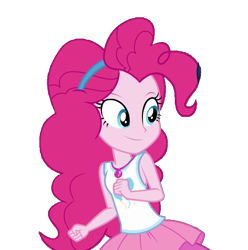 Size: 685x691 | Tagged: safe, artist:blockslikepl, derpibooru import, edit, edited screencap, screencap, pinkie pie, human, equestria girls, g4, background removed, female, simple background, solo, transparent background