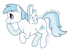 Size: 857x613 | Tagged: safe, artist:raven--splash, derpibooru import, cotton cloudy, pegasus, pony, g4, cute, female, filly, flying, foal, simple background, solo, transparent background