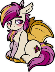 Size: 1370x1770 | Tagged: safe, artist:sexygoatgod, derpibooru import, oc, oc only, bat pony, male, simple background, solo, stallion, transparent background