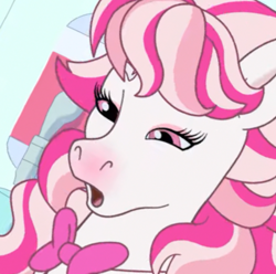 Size: 426x422 | Tagged: safe, derpibooru import, screencap, horse, barely pony related, candi (wild manes), meme, wild manes