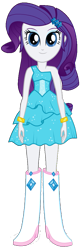 Size: 359x1075 | Tagged: safe, artist:matheusema, artist:qbert2kcat, derpibooru import, rarity, equestria girls, g4, background removed, boots, clothes, fall formal outfits, high heel boots, shirt, shoes, simple background, skirt, solo, transparent background