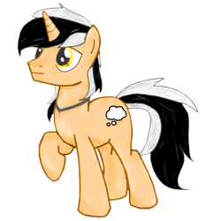 Size: 1000x1000 | Tagged: safe, artist:klonray, derpibooru import, oc, oc only, oc:dream gray, unicorn, 2024 community collab, derpibooru community collaboration, horn, male, simple background, solo, transparent background, unicorn oc