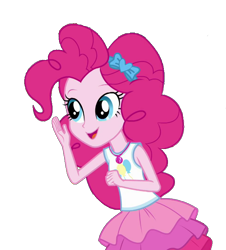 Size: 650x720 | Tagged: safe, artist:blockslikepl, derpibooru import, edit, edited screencap, screencap, pinkie pie, human, equestria girls, g4, background removed, female, simple background, solo, transparent background