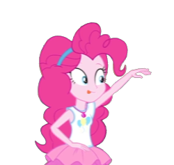 Size: 1309x1243 | Tagged: safe, artist:blockslikepl, derpibooru import, edit, edited screencap, screencap, pinkie pie, equestria girls, g4, background removed, female, simple background, solo, transparent background