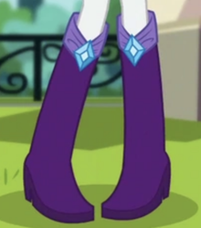 Size: 408x464 | Tagged: safe, derpibooru import, screencap, rarity, dance magic, equestria girls, g4, boots, boots shot, cropped, equestria girls specials, grass, legs, pictures of legs, shoes, solo