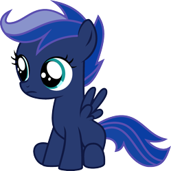 Size: 1920x1926 | Tagged: artist needed, source needed, safe, anonymous artist, derpibooru import, edit, princess luna, scootaloo, pegasus, pony, alternate color palette, female, filly, foal, fusion, fusion:princess luna, fusion:scootaloo, solo