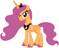 Size: 1920x1565 | Tagged: artist needed, source needed, safe, anonymous artist, derpibooru import, edit, princess luna, scootaloo, alicorn, pony, alternate color palette, crown, female, fusion, fusion:princess luna, fusion:scootaloo, jewelry, mare, regalia, smiling, solo