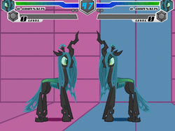 Size: 636x478 | Tagged: safe, queen chrysalis, changeling, changeling queen, fighting is magic, g4, fan game, female, fighting is magic everfree, game screencap, training arena