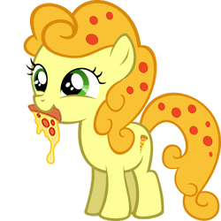 Size: 800x801 | Tagged: safe, derpibooru import, oc, oc only, oc:pizza pie, earth pony, food pony, original species, pizza pony, pony, fanfic:full friendship's magic, april fools, april fools joke, food, pizza, ponified, simple background, solo, species swap, transparent background