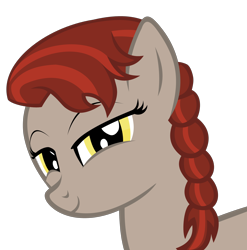 Size: 2826x2864 | Tagged: safe, artist:mrvector, derpibooru import, edit, oc, oc only, oc:lawkeeper equity, earth pony, pony, braid, earth pony oc, elements of justice, eyebrows, female, looking at you, mare, simple background, smiling, smiling at you, smug, solo, transparent background, vector