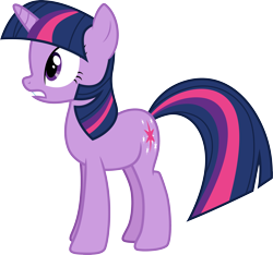 Size: 3204x3000 | Tagged: safe, artist:cloudy glow, derpibooru import, twilight sparkle, unicorn twilight, pony, unicorn, baby cakes, g4, hearth's warming eve (episode), female, looking at something, mare, simple background, solo, transparent background, vector