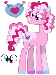 Size: 925x1238 | Tagged: safe, artist:strawberry-spritz, derpibooru import, oc, oc only, earth pony, pony, g4, base used, coat markings, colored eartips, colored hooves, curly hair, curly mane, derp, facial markings, heart, heart mark, heterochromia, hooves, long legs, long mane, magical lesbian spawn, male, mismatched hooves, offspring, parent:kerfuffle, parent:pinkie pie, pink coat, pink mane, pink tail, simple background, smiling, snip (coat marking), solo, stallion, stallion oc, tail, thin legs, three toned mane, three toned tail, transparent background, two toned ears