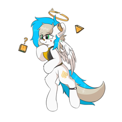 Size: 2700x2700 | Tagged: safe, artist:hcl, derpibooru import, oc, oc only, oc:sunny zephyr, pegasus, pony, simple background, solo, white background