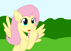 Size: 1124x811 | Tagged: safe, artist:cmara, derpibooru import, fluttershy, pegasus, g4, female, solo