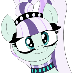 Size: 1340x1304 | Tagged: safe, artist:ligmire, derpibooru import, coloratura, earth pony, pony, g4, :3, countess coloratura, female, smiling, solo