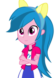 Size: 828x1145 | Tagged: safe, artist:eqgrp-firefly, derpibooru import, oc, oc only, equestria girls, g4, clothes, jacket, shirt, simple background, skirt, solo, vest, white background