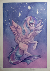 Size: 2847x4000 | Tagged: safe, artist:jsunlight, derpibooru import, twilight sparkle, twilight sparkle (alicorn), alicorn, pony, solo, traditional art, watercolor painting