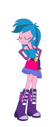 Size: 736x1797 | Tagged: safe, artist:eqgrp-firefly, derpibooru import, firefly, rainbow dash, equestria girls, g1, g4, boots, clothes, dress, fall formal outfits, high heel boots, recolor, shoes, simple background, solo, white background