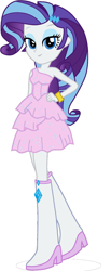 Size: 742x1797 | Tagged: safe, artist:eqgrp-firefly, derpibooru import, rarity, equestria girls, g4, boots, clothes, dress, fall formal outfits, high heel boots, recolor, shoes, simple background, solo, white background