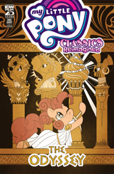 Size: 2063x3131 | Tagged: artist needed, safe, derpibooru import, idw, pony, g4, comic cover, cover, cover art, high res, my little pony classics reimagined: the odyssey, my little pony logo, official comic