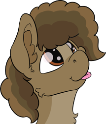 Size: 1101x1278 | Tagged: safe, artist:dsksh, derpibooru import, oc, oc only, oc:coffee cloud, pegasus, pony, :p, bust, ear fluff, ears, pegasus oc, portrait, simple background, solo, tongue, tongue out, transparent background