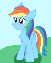 Size: 827x1031 | Tagged: safe, artist:cmara, derpibooru import, rainbow dash, pegasus, pony, g4, female, solo