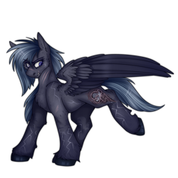 Size: 2300x2300 | Tagged: safe, artist:molars, derpibooru import, oc, oc only, oc:sharp shadows, pegasus, pony, fallout equestria, angry, ashes town, ashes town oc, blue eyes, blue hooves, blue wingtips, branded, butch, cheek fluff, chest fluff, colored hooves, colored wings, colored wingtips, dashite, dashite brand, ear fluff, ears, eyebrows, eyebrows visible through hair, eyelashes, facial markings, facial scar, fallout equestria oc, female, frown, gray coat, grumpy, high res, hooves, leg fluff, leg scar, long mane, mare, narrowed eyes, neck scar, nose scar, partially open wings, raised leg, redesign, scar, scowl, shiny hooves, shiny mane, shiny tail, simple background, solo, standing, standing on three hooves, three toned wings, transparent background, unshorn fetlocks, wing fluff, wings