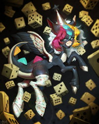 Size: 3239x4048 | Tagged: safe, artist:chickenpicnic, derpibooru import, oc, pegasus, original art, solo