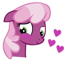 Size: 900x778 | Tagged: safe, artist:jaelachan, derpibooru import, cheerilee, earth pony, pony, g4, cheeribetes, cute, ears, female, floppy ears, head only, heart, mare, simple background, smiling, solo, transparent background, vector