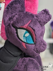 Size: 1620x2160 | Tagged: safe, artist:allunacraft, derpibooru import, tempest shadow, pony, irl, photo, plushie, solo