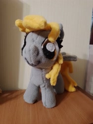 Size: 3000x4000 | Tagged: safe, artist:jbond, derpibooru import, derpy hooves, pegasus, pony, g4, cute, female, handmade, irl, mare, photo, photography, plushie, solo