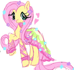 Size: 730x693 | Tagged: safe, artist:tinkerdolly, derpibooru import, fluttershy, pegasus, g4, female, mare, outfit