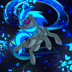 Size: 1080x1080 | Tagged: safe, artist:fizzy cloud, derpibooru import, dj pon-3, vinyl scratch, pony, unicorn, horn, solo