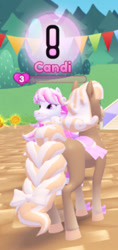 Size: 421x894 | Tagged: safe, derpibooru import, horse, 3d, barely pony related, candi (wild manes), clothes, roblox, saddle, tack, wild manes, wild manes on roblox