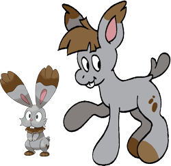 Size: 803x782 | Tagged: safe, artist:msponies, derpibooru import, earth pony, pony, g4, bunnelby, pokémon, ponified, simple background, solo, species swap, transparent background